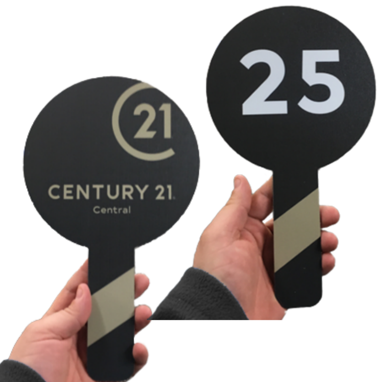 C21 Auction Paddles – CENTURY 21 PROMO SHOP AUSTRALIA
