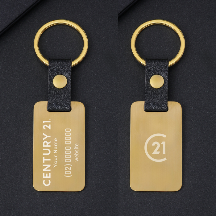 C21 Keychain - Champagne - Your Logo - NEW