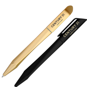 Twist Metallic Pen - Your Logo on Clip