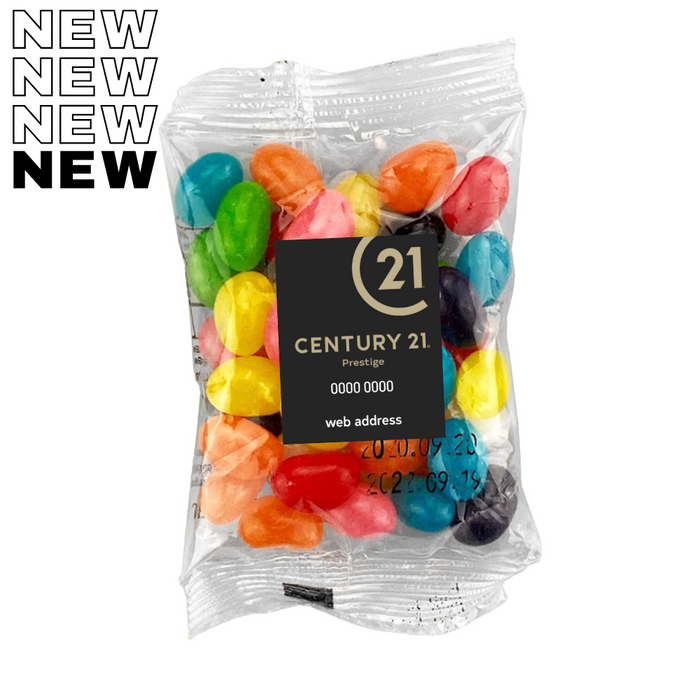 Jelly Beans Your Logo, Multi Colour - 50g