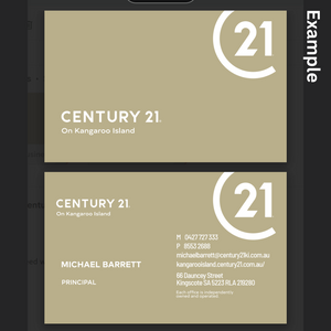 Business Cards - Relentless Gold