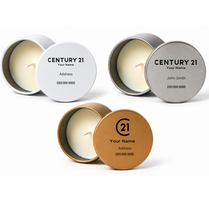 Mini Tin Candle, Your Logo