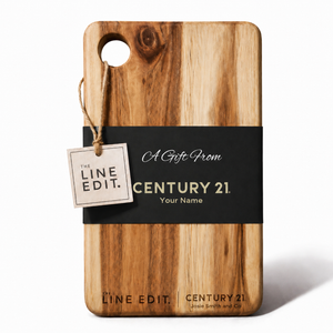 The Line Edit Acacia Serving Board - Your Logo