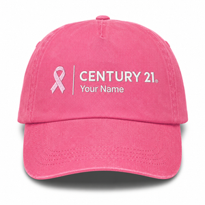 CENTURY 21® Pink Ribbon Day Vintage Washed Cap