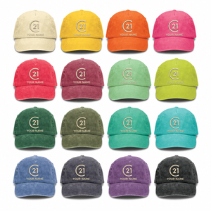 CENTURY 21® Vintage Washed Cap – Personalised