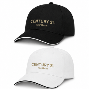 Premium Structured Sandwich Trim Cap - Your Logo Embroidered