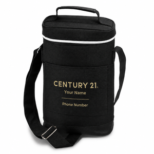 Duet Black Wine Cooler Bag | Your Logo