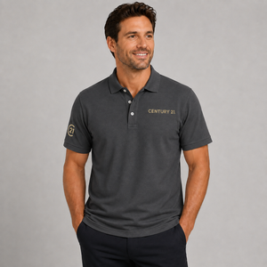 CENTURY 21® Classic Pique Polo - Charcoal