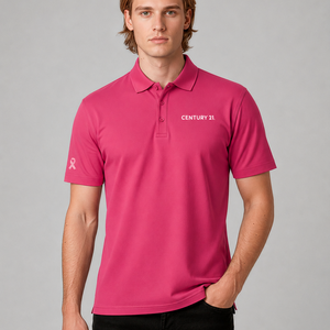 CENTURY 21® Pink Ribbon Men's Polo | Limited Offer