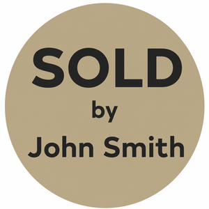 30CM ROUND OUTDOOR BOARD STICKERS - SOLD | Your Name