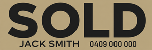 Rectangle Outdoor Board Stickers - SOLD - 60cm x 20cm | Your Name