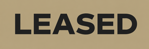 Rectangle Outdoor Board Stickers - LEASED - 60cm x 20cm