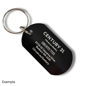 Lotus Keyring - Your Logo Laser Engraved