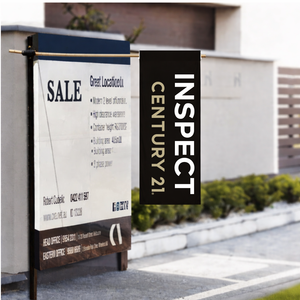 INSPECT Sign Board Flag - Medium, Most Popular
