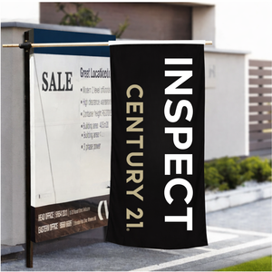 INSPECT Sign Board Flag - Large