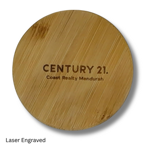 NATURA Candle with Bamboo Lid - Your Name/Logo