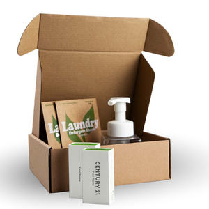 Paper Soap and Bottle Boxed Gift Set - Your Logo