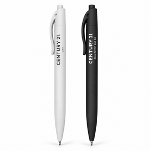 Soft Touch Rubberised Ballpoint Pen, Your Logo