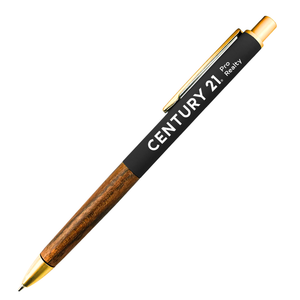 Xavier Metal + Dark Wood Pen
