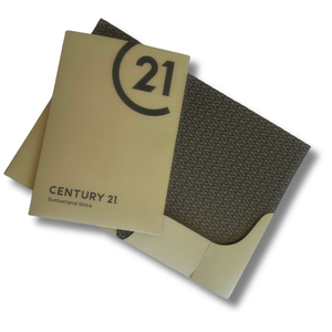 Luxury C21 Double Pocket Presentation Folder - Your Information