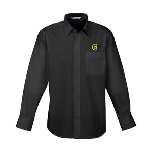 Mens Black Business Shirt - Sample Sale, size 2XL