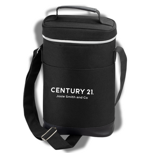 Duet Black Wine Cooler Bag - Your Logo