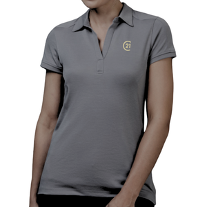 Ladies Subtle Stripe Polo - Sample Sale - Size 12