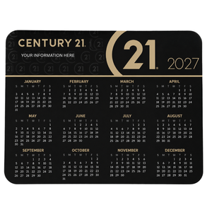 2027 Calendar Mouse Mat, Personalised