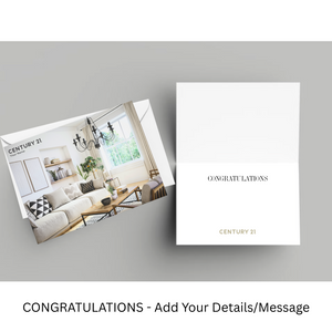 Greeting Cards - Thank You / Congratulations - Your Logo/Your Message