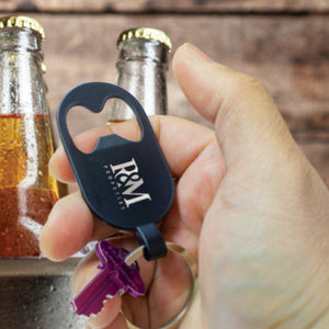 Brio Bottle Opener Keyring - Your Logo