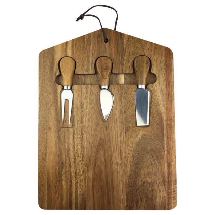 TREKK Acacia Cheeseboard Gift Set - Your Logo