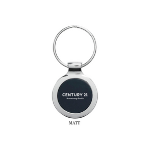 Seal Keyring with Domed Decal - Your Logo