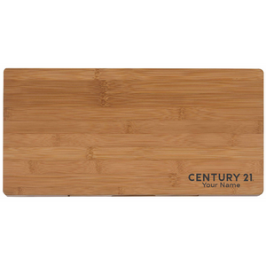 po 'di fame Gourmet Bamboo Cheese Board - Your Logo