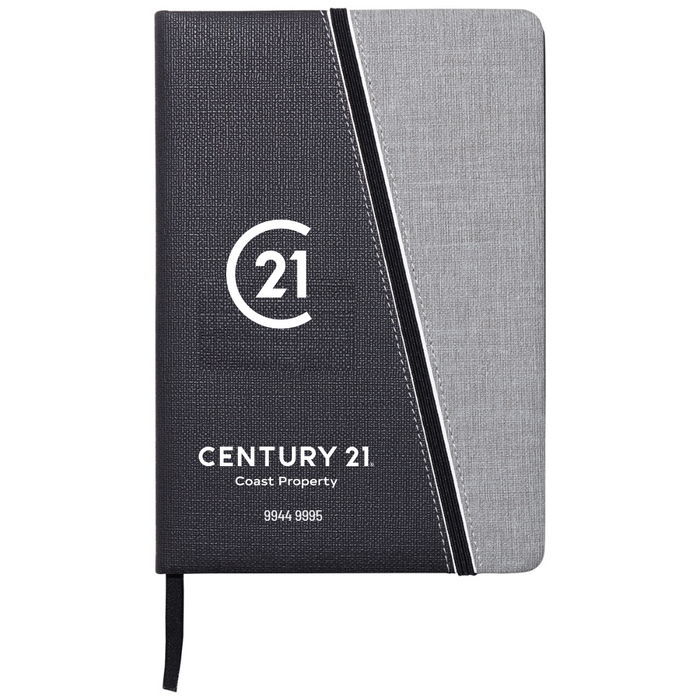 Crosswise A5 Notebook - Your Logo
