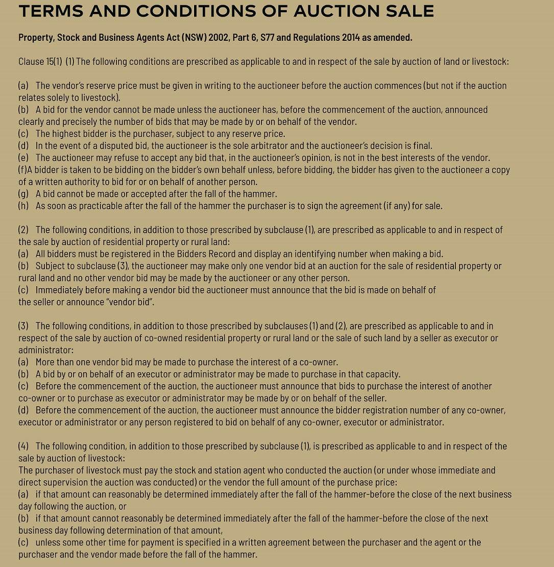 Auction Script Example Nsw Auction Rules Pull Up Banner - NSW – CENTURY 21 PROMO SHOP AUSTRALIA