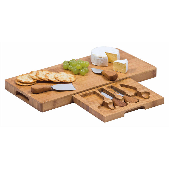 po 'di fame Gourmet Bamboo Cheese Board - Your Logo