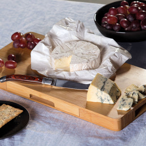 po 'di fame Gourmet Bamboo Cheese Board - Your Logo